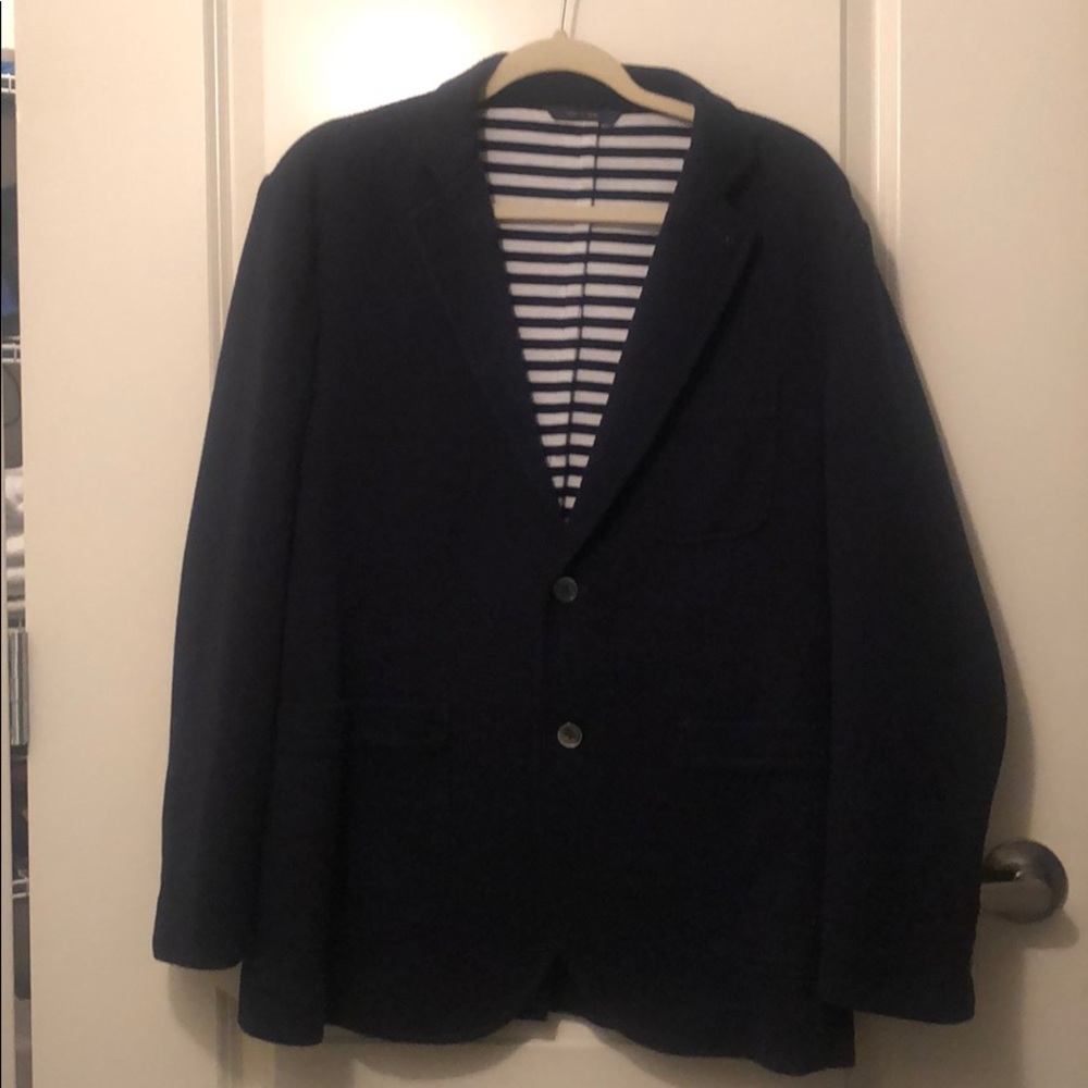 Brooks Brothers cotton sport coat navy blue size m